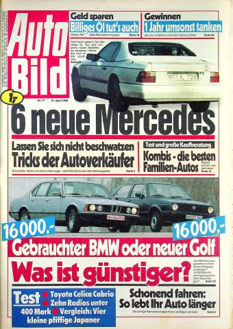 Deckblatt Auto Bild (17/1986)